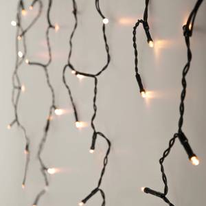Weihnachtsdeko LED 6m Warmweiß Schwarz - Kunststoff - 18 x 9 x 15 cm