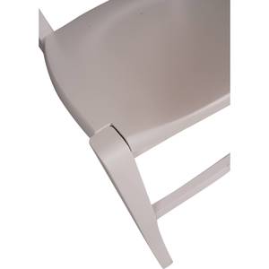 Stuhl Castrillon Weiß - Holzwerkstoff - 42 x 87 x 46 cm