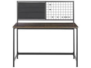 Bureau VINCE Noir - Marron - Bois manufacturé - 118 x 121 x 60 cm