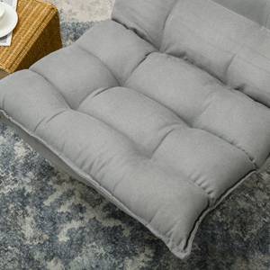 Bodensofa 839-423V00LG Glas Grau