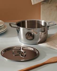 Pfanne Pots&Pans Silber - Metall - 2 x 13 x 24 cm