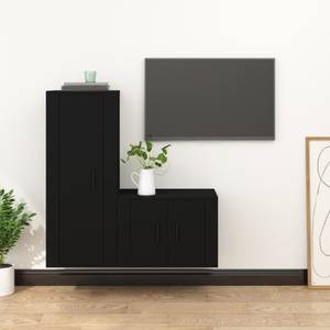 TV-Schrank 2er Set D636 Schwarz