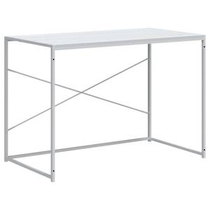 Computer Tisch Weiß - Holzwerkstoff - Massivholz - 110 x 70 x 110 cm