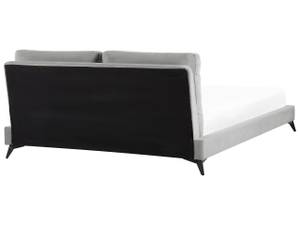 Doppelbett MELLE Schwarz - Grau - Breite: 196 cm