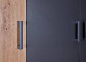 l' armoire Liora Gris - Bois massif - 180 x 199 x 58 cm