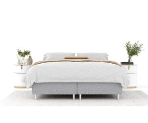 Boxspringbett Sub Grau - Breite: 140 cm