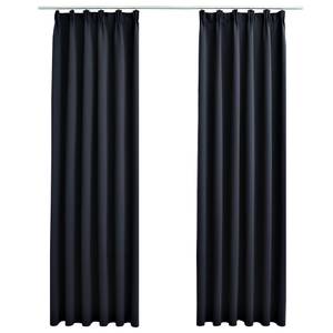 Rideau(lot de 2) 299467 Anthracite - Hauteur : 225 cm