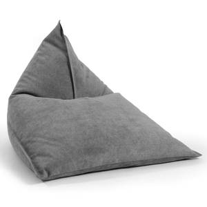 Sitzsack Bean Bag Relaxliege Webstoff Schwarz - Textil - 115 x 90 x 110 cm