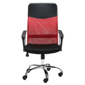 Fauteuil de bureau OCF-7 Rouge Noir - Rouge