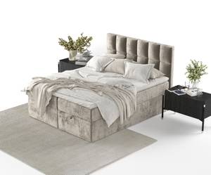 Boxspringbett Essence Bonellfederkern Beige - Breite: 200 cm