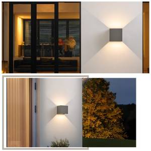 LED Wandleuchte Inspiration (4er-Set) Grau