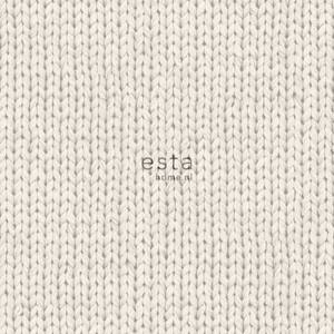 Tapete Strickmuster 7008 Beige - Naturfaser - Textil - 53 x 1005 x 1005 cm