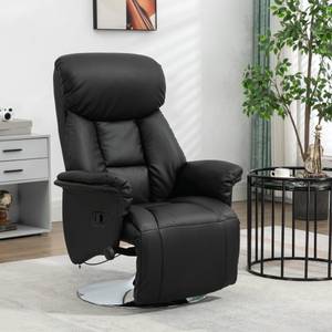 Recliner 839-848V80BK Schwarz - Kunstleder - 80 x 109 x 78 cm