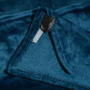 Kuscheldecke FINE 150x200cm Sofadecke Blau