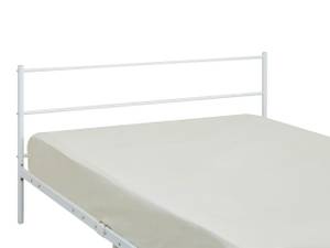 Metallbett Muz-0501 Weiß - Breite: 147 cm