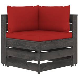 Gartensofa Rot - Massivholz - Holzart/Dekor - 70 x 66 x 69 cm