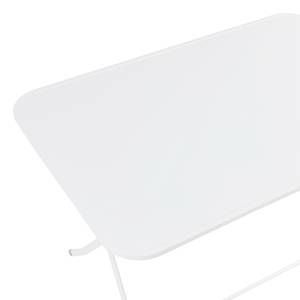 Table de jardin pliante Sande Blanc - 70 x 110 cm