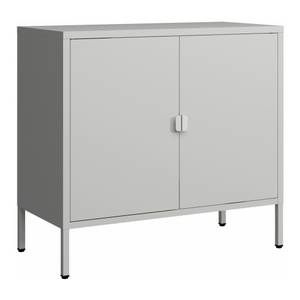 Aktenschrank Hailuoto Grau - Metall - 80 x 75 x 40 cm