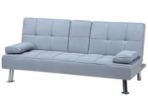 3-Sitzer Sofa ROXEN Grau - Hellgrau - Silber