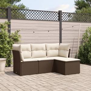 Gartensitzgruppe K2942(4-tlg) Braun - Massivholz - 69 x 62 x 62 cm