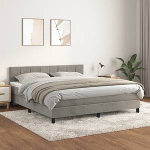 Boxspringbett 3017290-12 Hellgrau - Breite: 160 cm