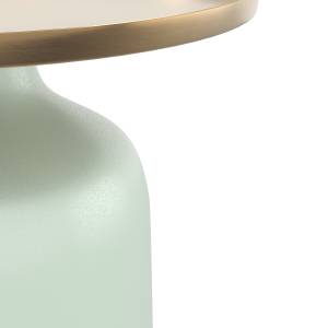 Table basse Lyne Gris - Métal - 44 x 39 x 44 cm