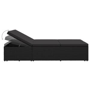 Chaise longue Noir