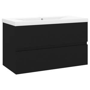 Meuble lavabo avec bassin 3007833-3 Noir - Largeur : 80 cm