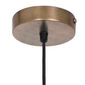 Pendelleuchte Chapeau Braun - Metall - 34 x 140 x 34 cm