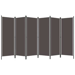 Raumteiler (6-teilig) 3002981-2 Grau - Textil - 300 x 180 x 1 cm