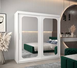 Armoire à portes coulissantes promo t3 Blanc - Largeur : 200 cm - 2 porte