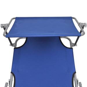 Chaise longue 3005313 Bleu - Métal - 58 x 27 x 189 cm