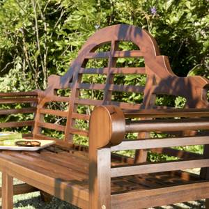 Banc de jardin en teck huilé Marron - Bois massif - Bois/Imitation - 62 x 105 x 166 cm