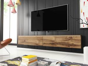 TV-Lowboard D180 mit LED Beleuchtung Bronze