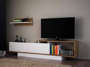 TV-Wand RANEBI Braun - Holzwerkstoff - 29 x 45 x 180 cm