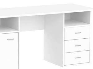 Schreibtisch Forus Weiß - Holz teilmassiv - 148 x 75 x 60 cm
