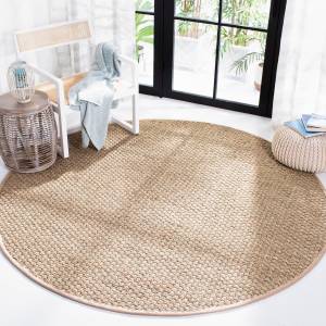 Innenteppich Yessica NATURAL FIBER Beige - 90 x 90 cm