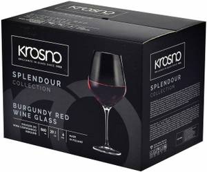Krosno Splendour Verres à vin rouge Verre - 12 x 26 x 12 cm