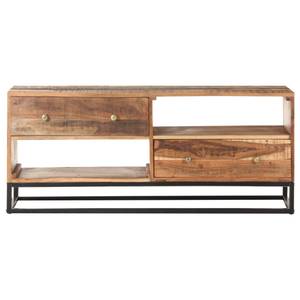 TV-Schrank D405 Braun - Holz teilmassiv - 30 x 50 x 120 cm