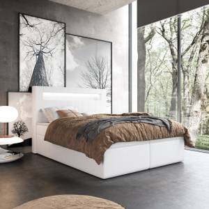 Boxspringbett ANTYD Creme - Breite: 185 cm