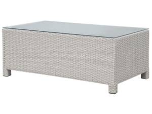 Sitzgruppe MILANO 5-tlg Grau - Polyrattan - 140 x 69 x 75 cm