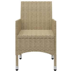 Bistro-Set (3-teilig) 3012962-2 Beige - Metall - Polyrattan - 42 x 43 x 42 cm