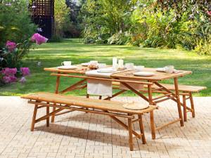 Banc TINDARI Marron - Bambou - 180 x 45 x 38 cm