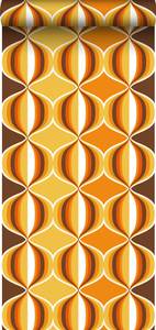 Tapete Retro-Ornamente 6907 Orange