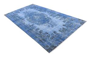 Teppich Ultra Vintage DCXLIX Blau - Textil - 142 x 1 x 264 cm