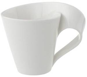 Kaffeetasse NewWave Weiß - Porzellan - 8 x 9 x 11 cm