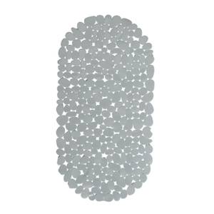 Tapis fond de baignoire optique pierre Gris - Matière plastique - 67 x 1 x 35 cm