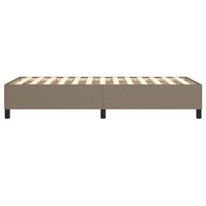 Bettgestell 3016024-5 Schwarz - Taupe - Breite: 80 cm