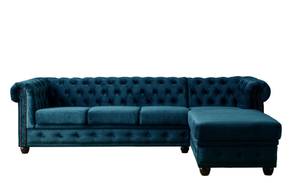 Ecksofa WILLIAM Petrol