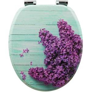 Premium WC Sitz Wisteria Holzwerkstoff - 38 x 5 x 44 cm